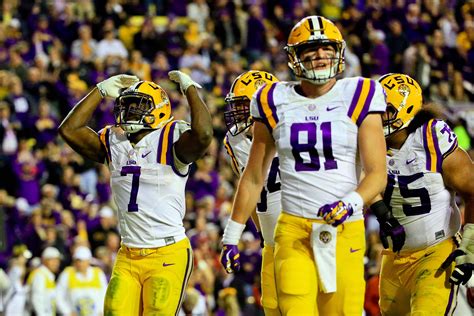 Lsu american football - Nov 30, 2021 · Wide receiver Malik Nabers – a consensus all-American – became LSU’s all-time leader in receptions (189) and receiving yards (3,004). ... was named LSU’s 34th head football coach on ... 